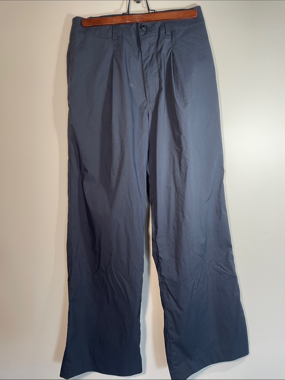 Uniqlo +J Wide Straight-Leg Pants in Dark Gray